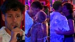 Joel estuvo a los besos con Furia y Emmanuel en la fiesta de Gran Hermano 2023