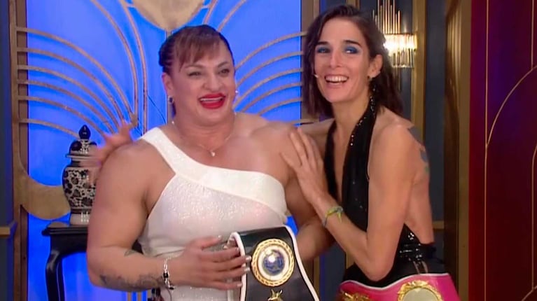 Locomotora Oliveras entrenó a Juana Viale en vivo y la hizo tirar la toalla: “La próxima vení con zapatillas”