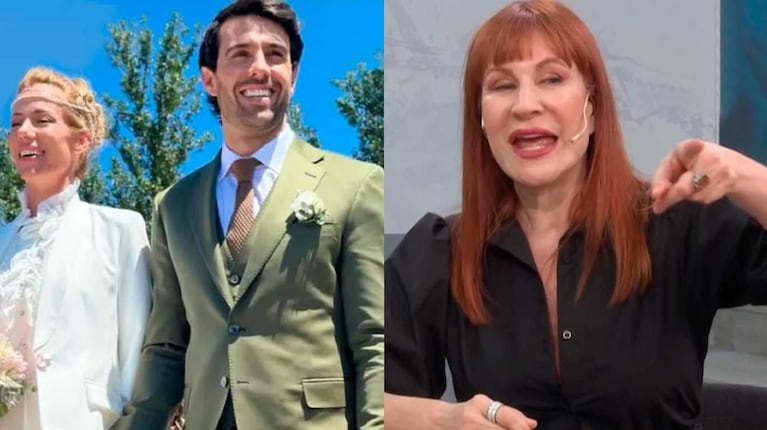 Matilda Blanco fue letal con el look de Manu Urcera para su boda con Nicole Neumann