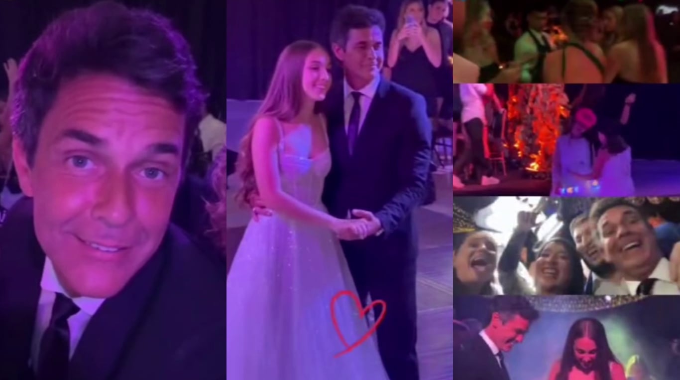 El video del increíble cumpleaños de 15 de Olivia, la hija de Mariano Martínez y Juliana Giambroni