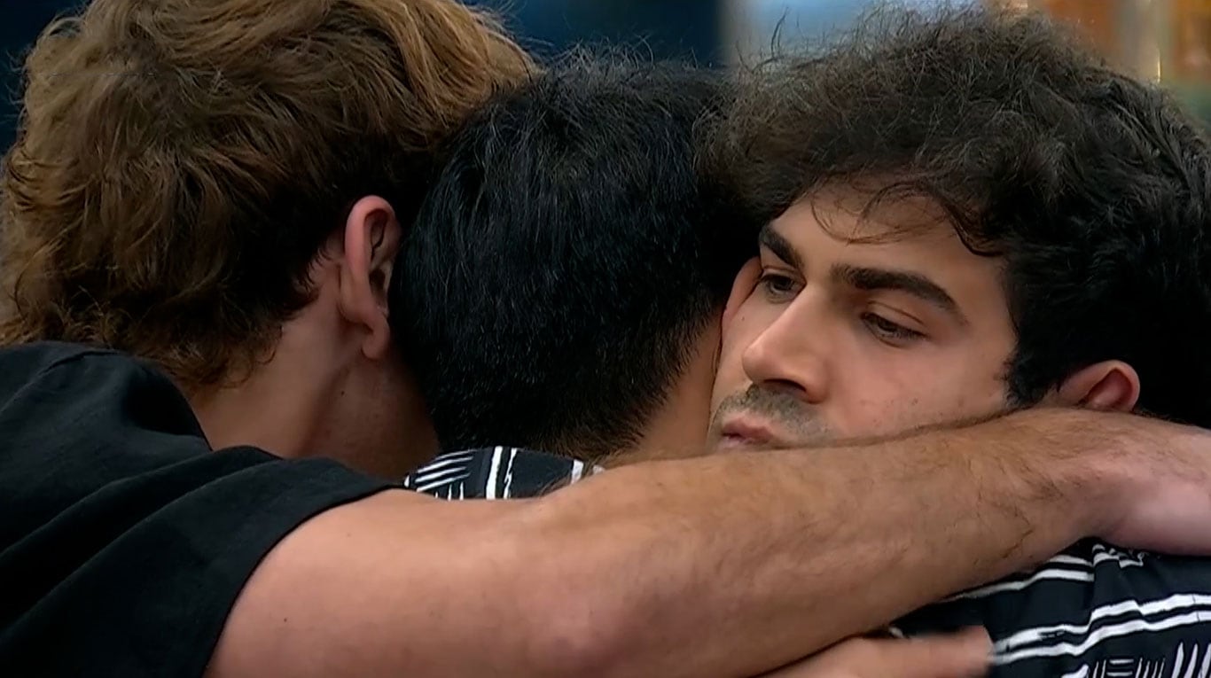 Gran Hermano 2023: qué les dijo al oído Martín Ku a Nicolás Grosman y Bautista Mascia cuando se despidió