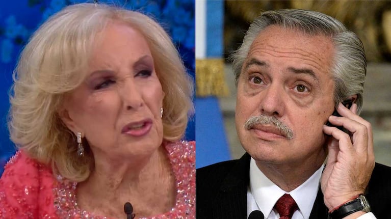 Mirtha legrand contra alberto fernandez