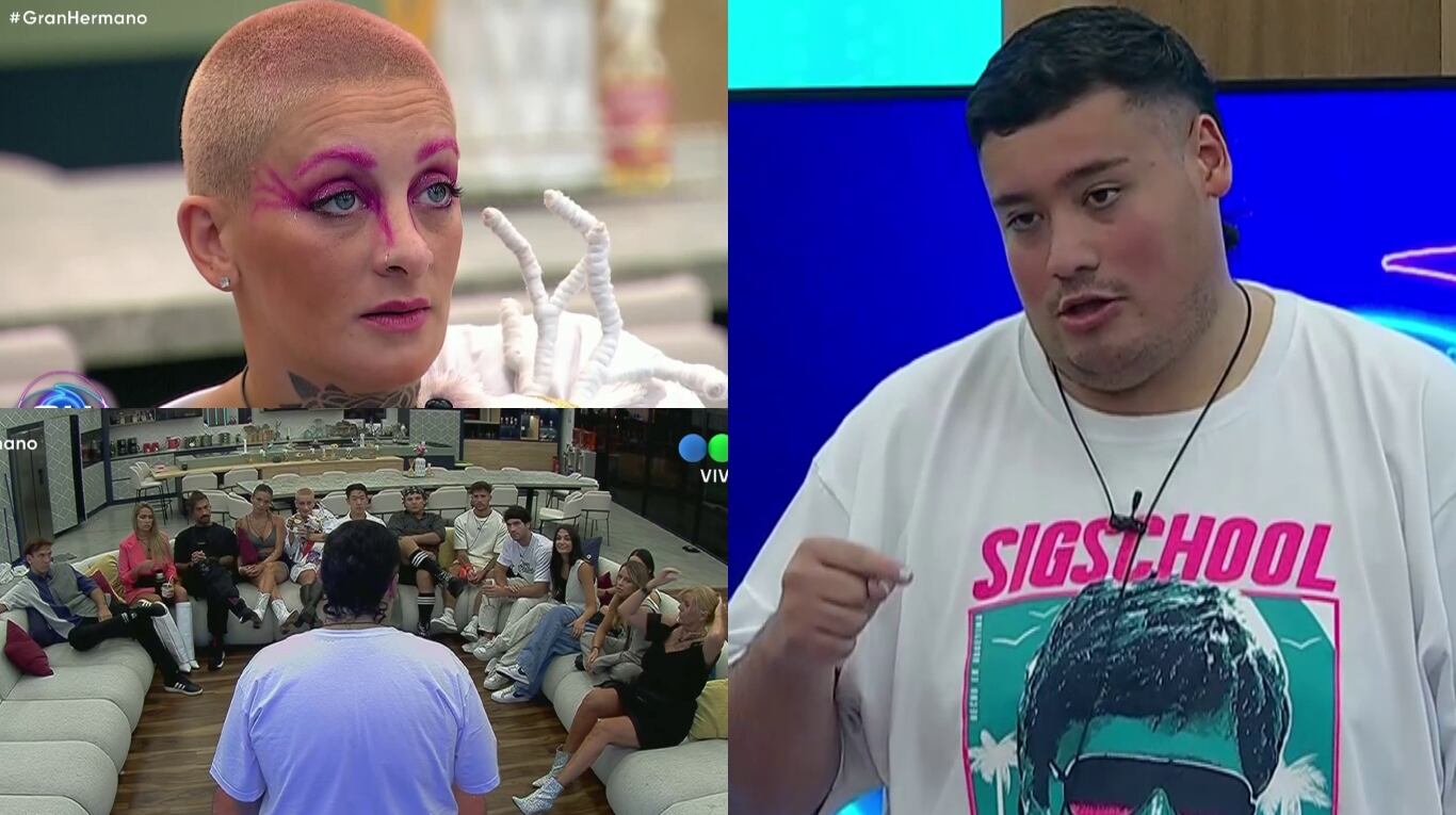 Manzana enfrentó a todos los participantes de Gran Hermano antes de la gala de nominación