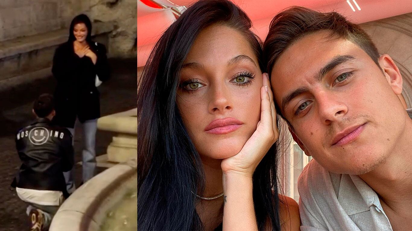 Paulo Dybala le pidió casamiento a Oriana Sabatini en Fontana di Trevi