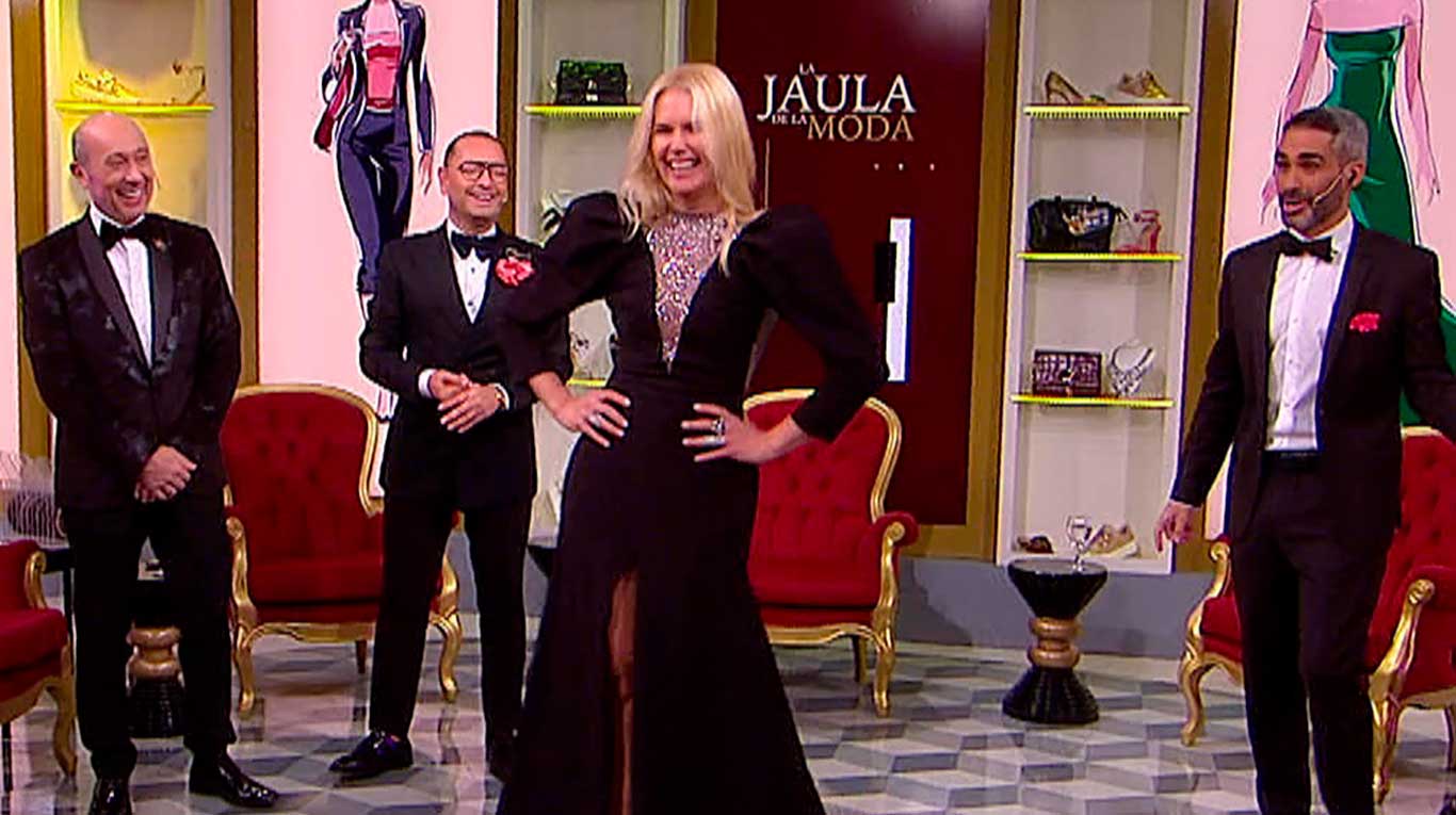 Valeria Mazza se sumó como panelista a La jaula de la moda en su primer programa del 2024