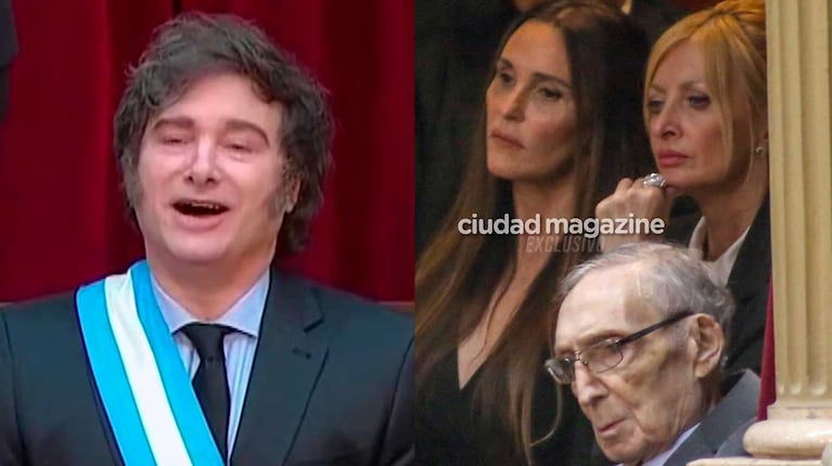 Amalia Yuyito González escuchó el discurso de Javier Milei en el Congreso junto a sus suegros