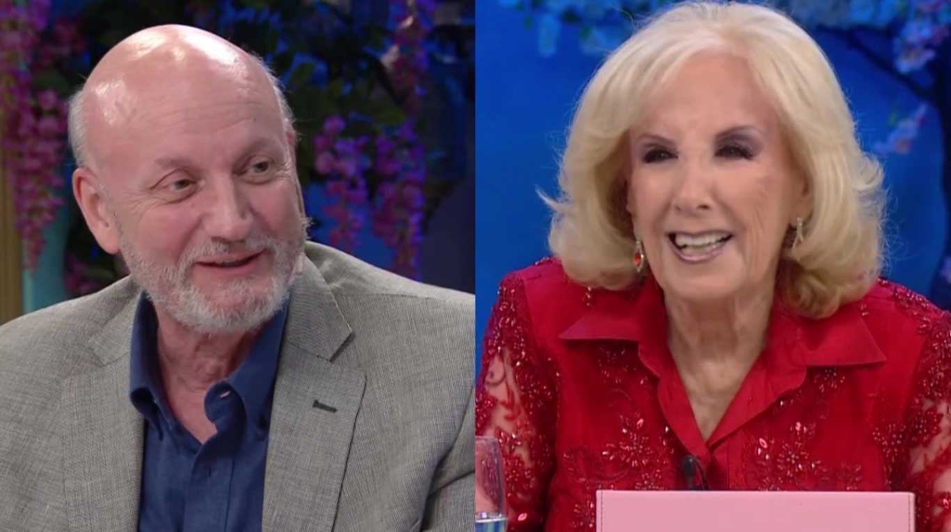 Mirtha Legrand le dijo a Campanella su volvería a la actuación para trabajar con él