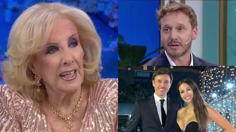 La incómoda reacción de Vicuña cuando Mirtha Legrand le preguntó por la separación de Pampita y Moritán