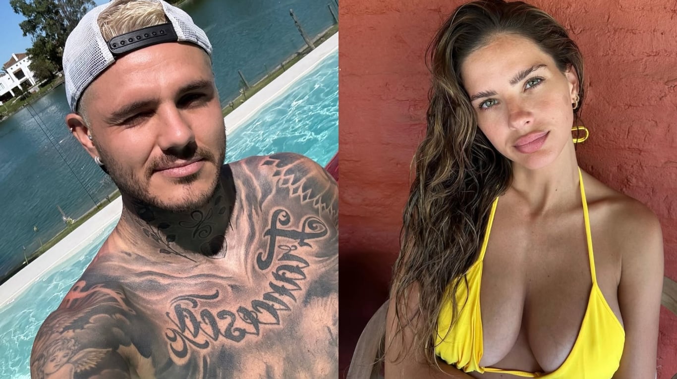 La foto de La China Suárez y Mauro Icardi en la pileta