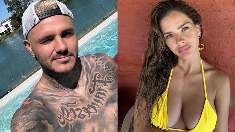 La foto de La China Suárez y Mauro Icardi en la pileta