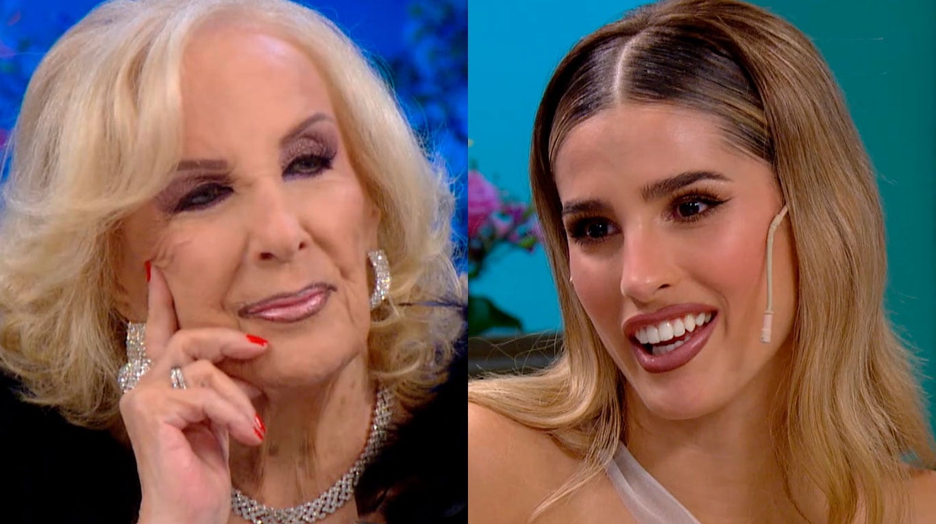 Julieta Poggio impactó a Mirtha Legrand con su postura sobre la vejez