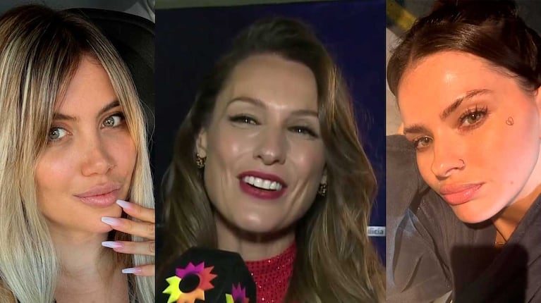 Pampita se refirió a los chats de la China Suárez que filtró Wanda Nara