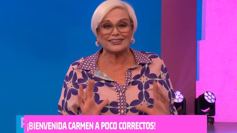 Así fue el debut de Carmen Barbieri como conductora de Poco Correctos en eltrece