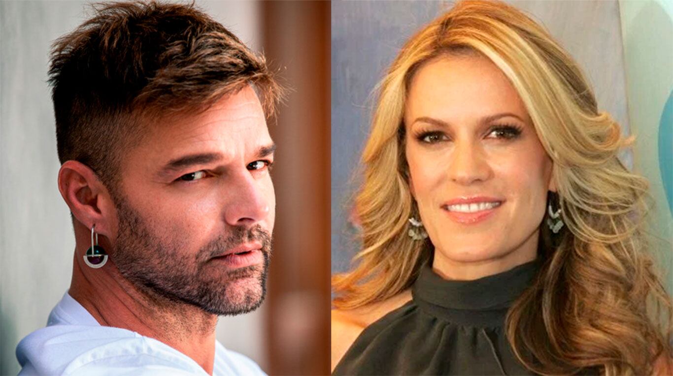 Ricky Martin y Rebecca de Alba