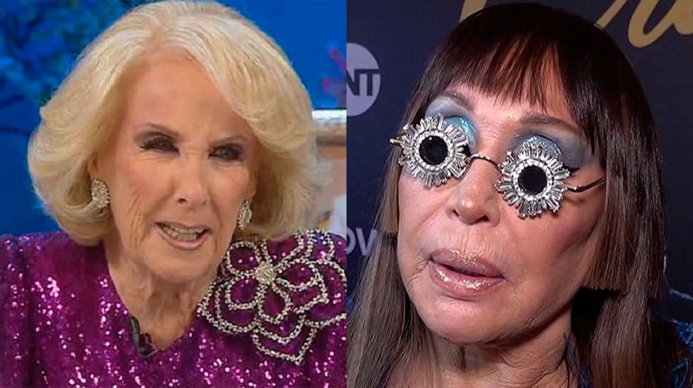 Mirtha Legrand y Moria Casán