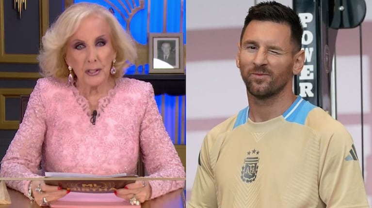 Mirtha Legrand miró a cámara y le hizo un pedido especial a Leo Messi