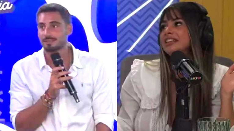 Daniela de Gran Hermano le hizo un tremendo pase de facturas a Nico Occhiato al debutar en Luzu TV