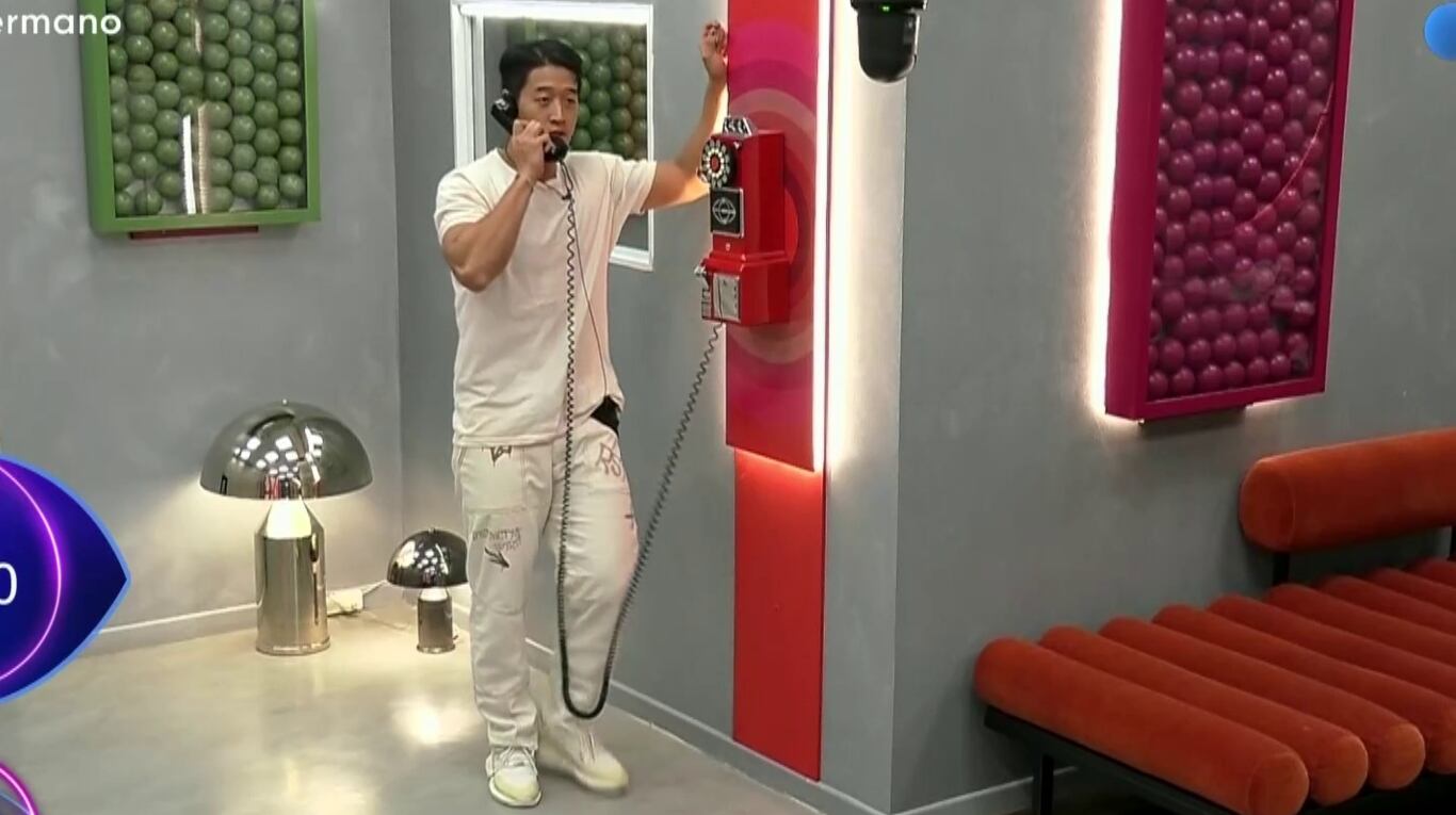 Martín Ku atendió el teléfono rojo en Gran Hermano y debió nominar a tres compañeros