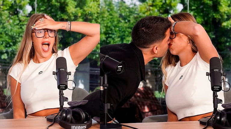 El beso más esperado: Nati Jota y Gastón Edul sellaron su amor en San Valentín