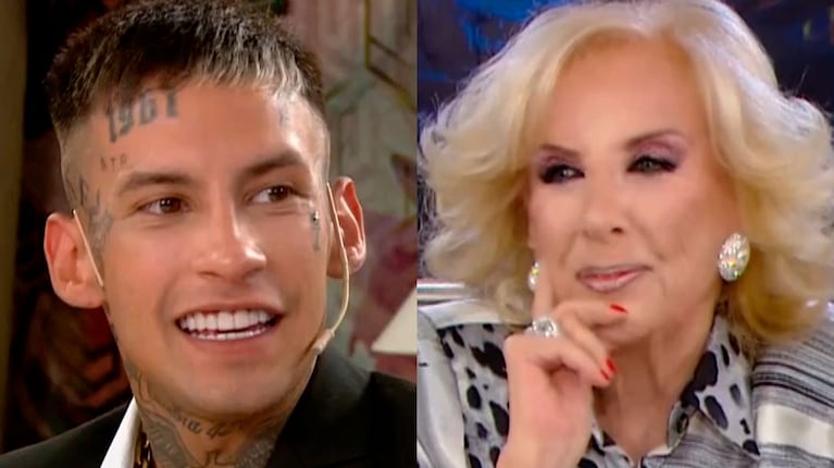 Video: qué dijo L-Gante cuando Mirtha Legrand le preguntó por la diferencia de edad con Wanda Nara