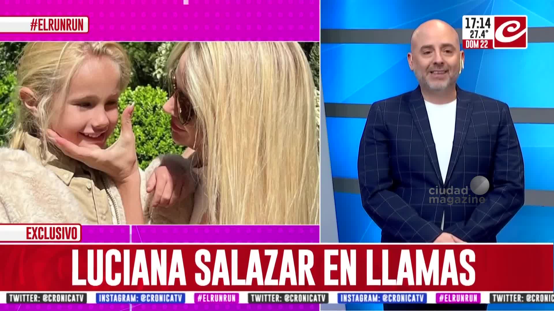 Cómo fue la reacción de Luciana Salazar cuando le cerrron las redes sociales a su hija Matilda