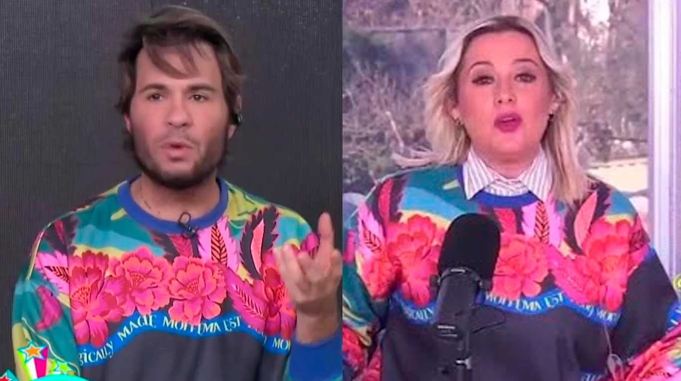 Tomi Dente se solidarizó con Pilar Smith y usó su buzo