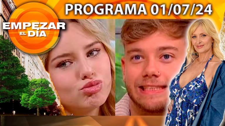 Empezar el día - Programa del 01/07/24 - LOS EX GH COTY ROMERO Y NACHO CASTAÑARES, JUNTOS