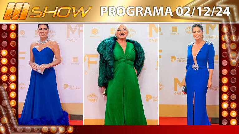 MSHOW - Programa del 02/12/24 - TODOS LOS GANADORES DE LOS MARTÍN FIERRO DE CABLE 2024