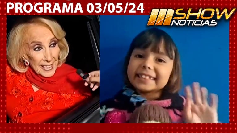 MSHOW - Programa del 03/05/24 JULIETA CZUPIAK, LA MINI PERIODISTA QUE ENTREVISTÓ A MIRTHA LEGRAND