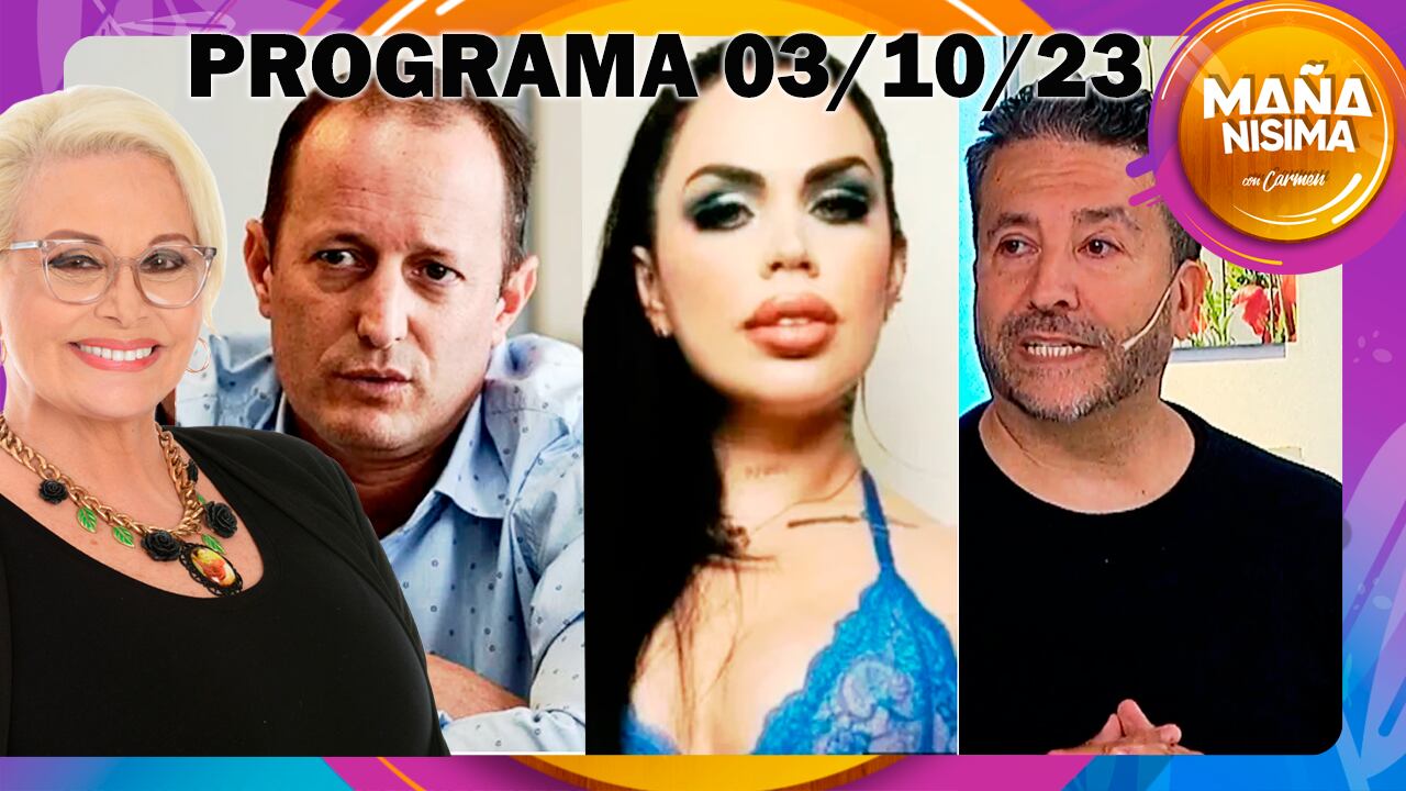 Mañanísima - Programa del 03/10/23