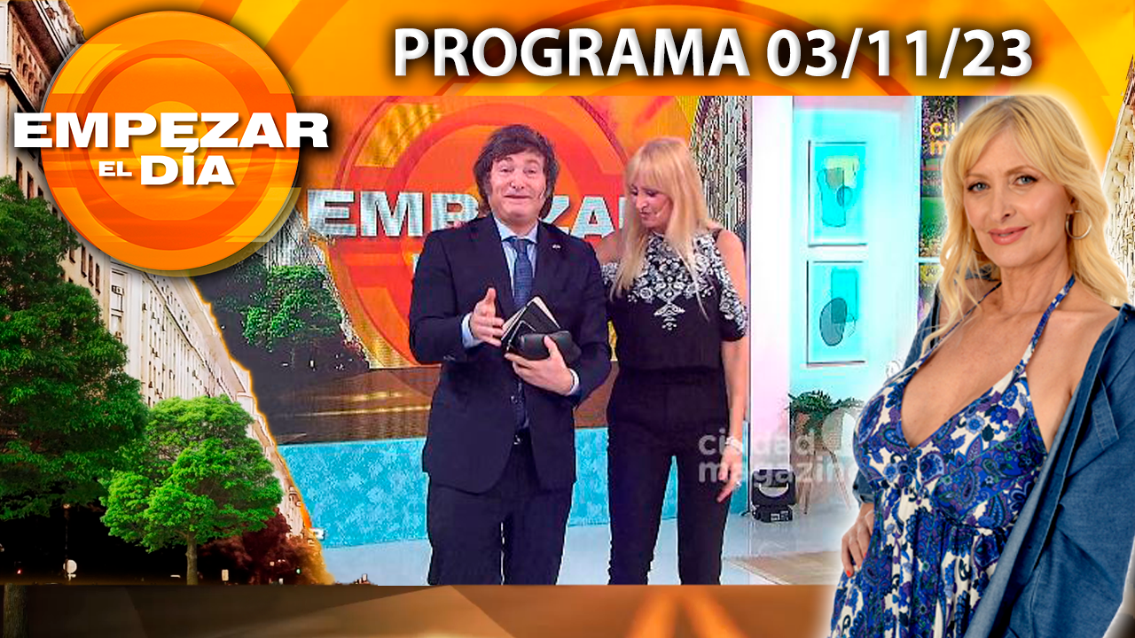 EMPEZAR EL DÍA- Programa del 03/11/23