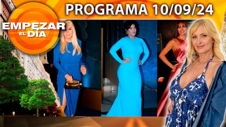 Empezar el día - Programa del 10/09/24 - TODOS LOS LOOKS DE LOS MARTÍN FIERRO 2024