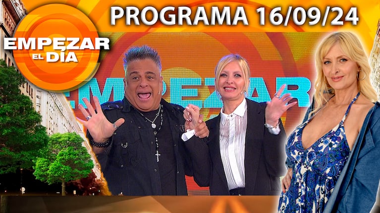 Empezar el día - Programa del 16/09/24 - MARCELO IRIPINO Y SU REGRESO A LA TV JUNTO A SUSANA GIMÉNEZ