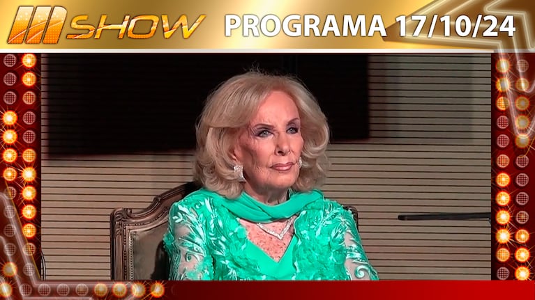 MSHOW - Programa del 17/10/24 MIRTHA LEGRAND RECIBIÓ EL PREMIOS DOCTORADO HONORIS CAUSA EN LA UBA