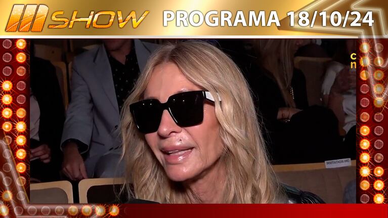 MSHOW - Programa del 18/10/24 - CRIS MORENA HABLÓ A CORAZÓN ABIERTO SOBRE SU ADMIRACIÓN A LA CHIQUI