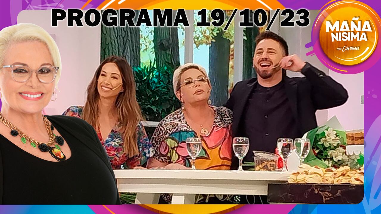 Mañanísima - Programa del 19/10/23