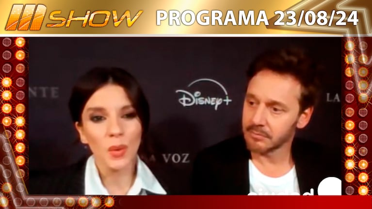 MSHOW - Programa del del 23/08/24 GIMENA ACCARDI Y BENJAMÍN VICUÑA JUNTOS EN UNA SERIE