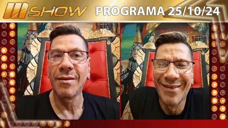 MSHOW - Programa del 25/10/24 - ROBERTO PIAZZA HABLÓ DE TODO: SU PRESENTE Y PROYECTOS