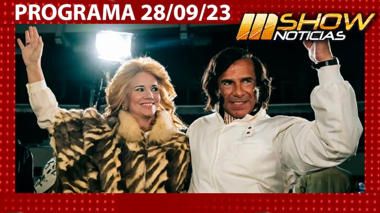 MSHOW - Programa del 28/09/23 - SE CONOCIERON NUEVAS IMÁGENES DE LA SERIE DE CARLOS MENEM