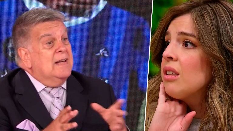 ¡Mirando a cámara! Fuerte respuesta de Luis Ventura a Dalma Maradona