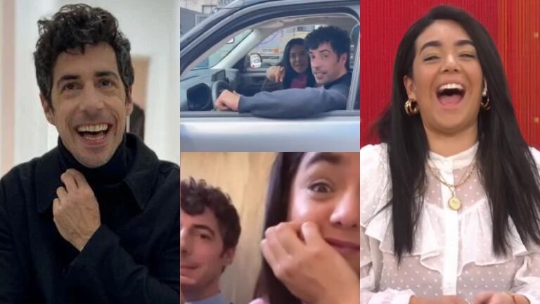 Esteban Lamothe y Ángela Leiva bromearon en redes, en medio de rumores de romance: "El video más buscado"