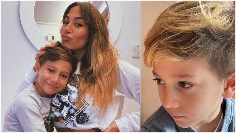 El cambio de look de Momo, el hijo de Jimena Barón, en plena cuarentena