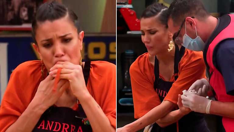 El desgarrador accidente que sufrió Andrea Rincón en MasterChef Celebrity 2