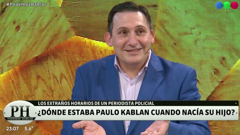 Paulo Kablan reveló en PH, podemos hablar la tremenda frase que dijo al ver a su hijo recién nacido: "De los nervios me salió decir 'qué feo que es'"