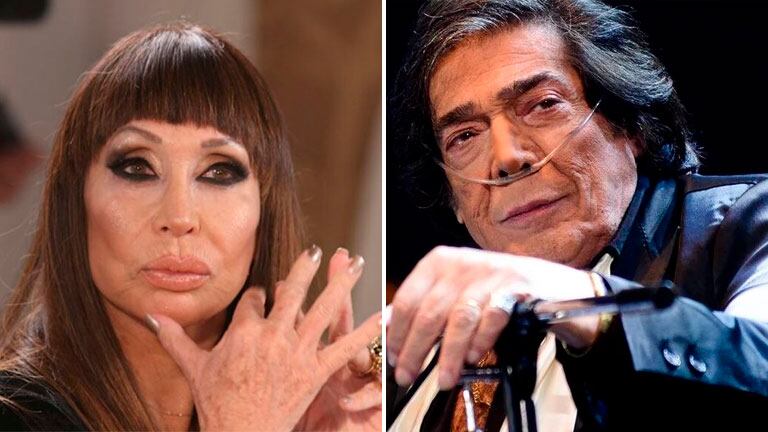 Moria Casán y el mensaje que le mandó a la esposa de Cacho Castaña en el mismo instante en que falleció el artista