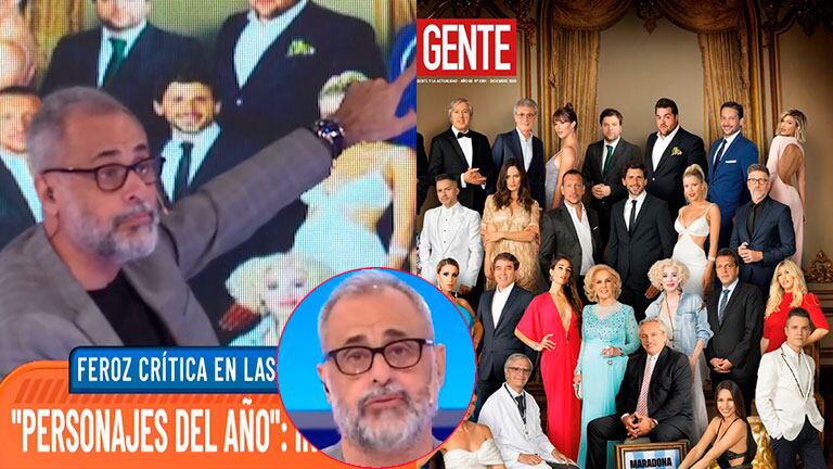 Jorge Rial criticó a los famosos de Los Personajes del Año de Gente