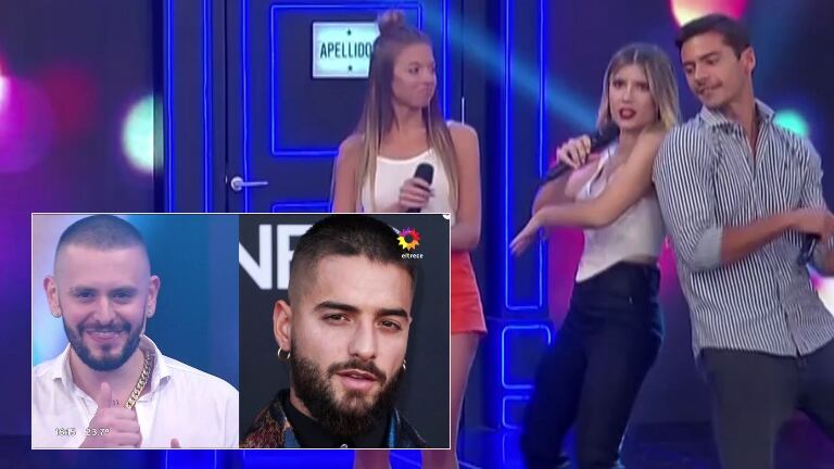 Laurita Fernández bailó al ritmo de Maluma al ver a su doble en Bienvenidos a Bordo