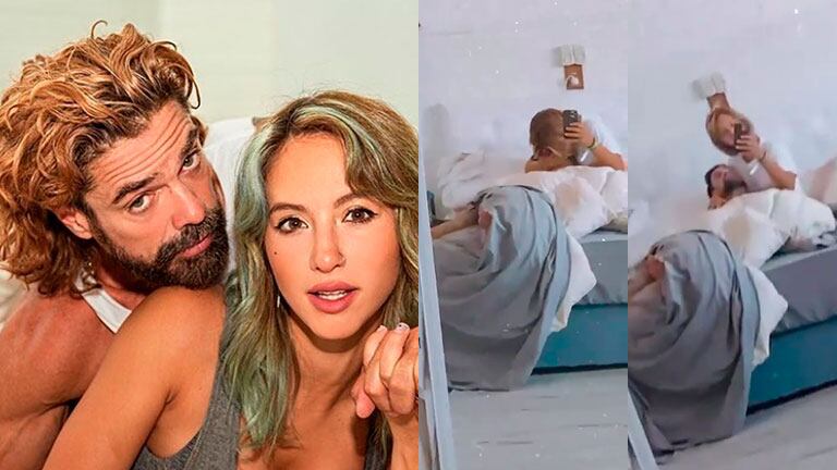 Luciano Castro y Flor Vigna en un romántico video a los besos 