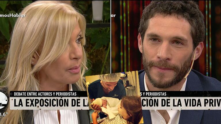 La pregunta sin filtro de Roccasalvo a Michel Noher: "¿Tu hijo con Celeste Cid fue una sorpresa o buscado?"