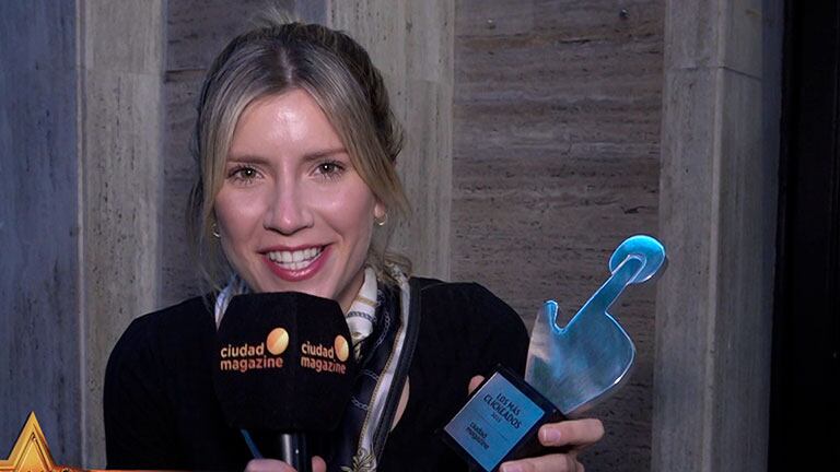 Así agradeció Laurita Fernández el premio Los Más Clickeados 2021